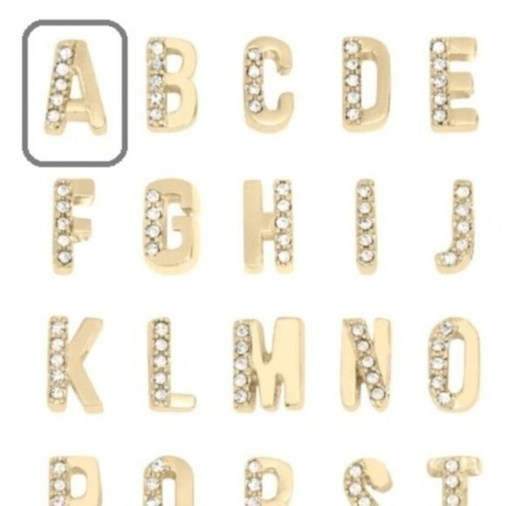 Stella and Dot Keepsake Charm - Pave Letter A